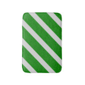 Tapis De Bain Rayure Verte Pailletée (Devant (Vertical))