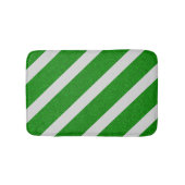 Tapis De Bain Rayure Verte Pailletée (Devant)