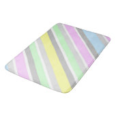 Tapis De Bain Rayures (Angle)