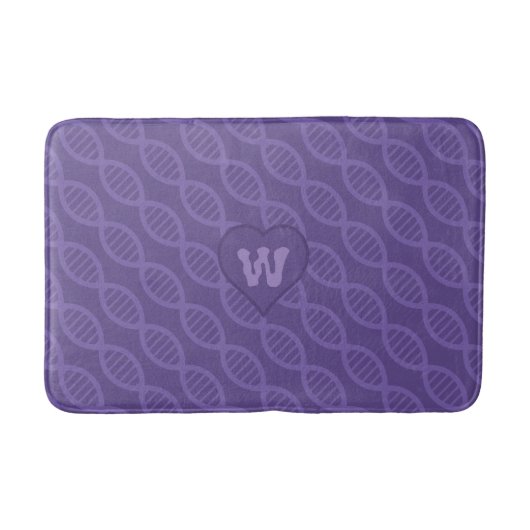 Tapis de bain rayures ADN (Devant)