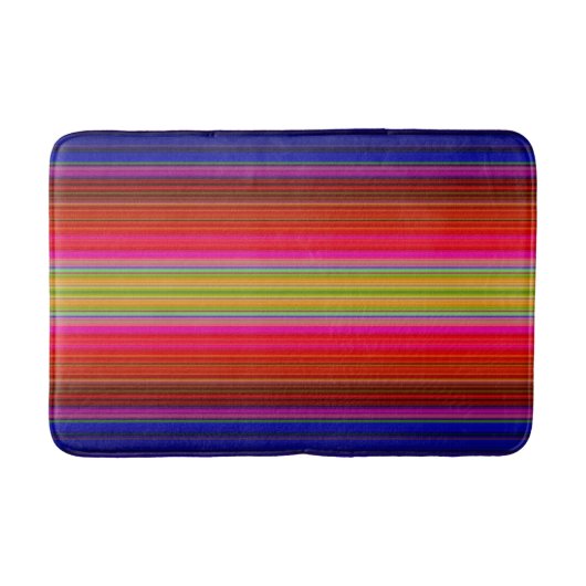 Tapis De Bain Rayures arc-en-ciel (Devant)