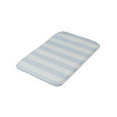 Tapis De Bain Rayures bleu clair (Angle)