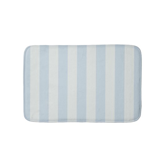 Tapis De Bain Rayures bleu clair (Devant)
