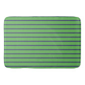 Tapis De Bain Rayures bleues et vertes (Devant)