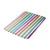 Tapis De Bain Rayures d'arc-en-ciel (Angle)