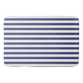 Tapis De Bain Rayures de bleu marine (Devant)