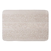 Tapis De Bain Rayures de brillant léopard Glam 8 (Devant)