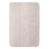 Tapis De Bain Rayures de brillant léopard Glam 8 (devant Vertical)