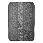 Tapis De Bain Rayures de glitter léopard Glam 9 (devant Vertical)