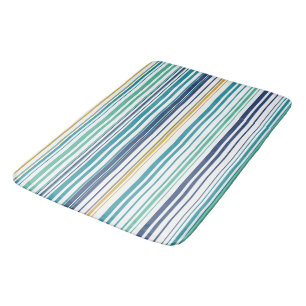 Tapis De Bain Rayures de paon
