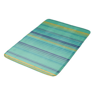 Tapis De Bain Rayures de paon