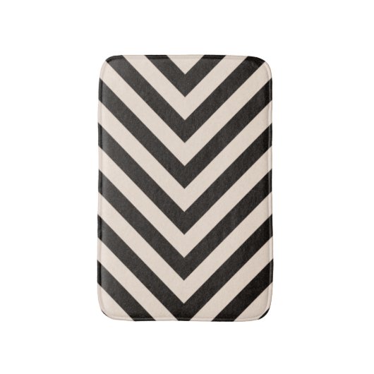 Tapis De Bain Rayures de risque (Devant (Vertical))