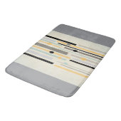Tapis De Bain rayures design moderne style moyen siècle abstrait (Angle)
