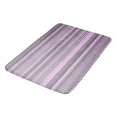 Tapis De Bain Rayures Gris Violet (Angle)