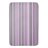 Tapis De Bain Rayures Gris Violet (devant Vertical)