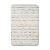 Tapis De Bain Rayures Marron Crème (Devant (Vertical))
