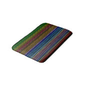 Tapis De Bain Rayures multicolores (Angle)
