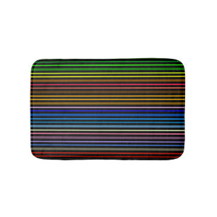Tapis De Bain Rayures multicolores