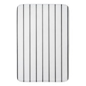 Tapis De Bain Rayures noires et blanches (devant Vertical)