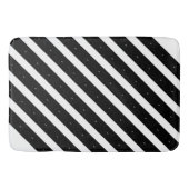 Tapis De Bain Rayures noires et blanches (Devant)