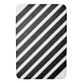 Tapis De Bain Rayures noires et blanches (devant Vertical)