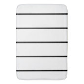Tapis De Bain Rayures noires et blanches (devant Vertical)