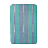 Tapis De Bain Rayures Océan Brise (Devant (Vertical))