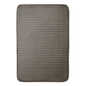 Tapis De Bain rayures rétro Brown (devant Vertical)