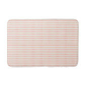 Tapis De Bain Rayures Rose Tendre (Devant)