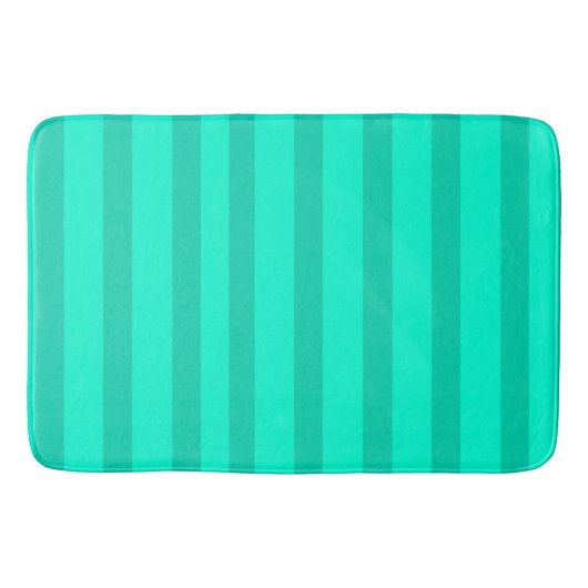 Tapis De Bain Rayures vert sauge (Devant)