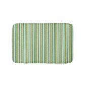 Tapis De Bain Rayures Vertes Pailletées (Devant)