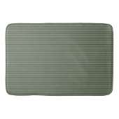 Tapis De Bain Rayures Vertes Vintage (Devant)