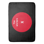 Tapis De Bain Réalité Vérifiez que vous êtes ici (devant Vertical)