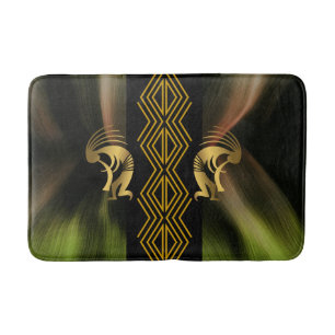 Tapis De Bain Récolte Fertilité Golden Kokopelli
