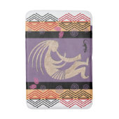 Tapis De Bain Récolte Fertilité Soleil Kokopelli (Devant (Vertical))