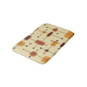 Tapis De Bain Rectangles arrondies Carré orange (Angle)