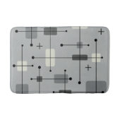 Tapis De Bain Rectangles arrondies gris Carré (Devant)