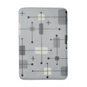Tapis De Bain Rectangles arrondies gris Carré (Devant (Vertical))