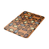 Tapis De Bain Rectangles arrondies MCM du milieu du siècle Orang (Angle)