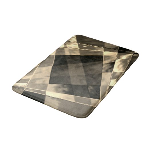 Tapis De Bain Rectangles inclinées dans les tons bois ou beige? (Angle)