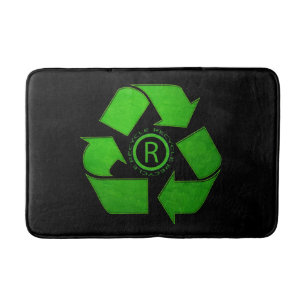 Tapis De Bain Recycle Logo par Shirley Taylor