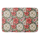 Tapis De Bain Red Amaryllis & White Azalea Christmas (Devant)