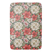 Tapis De Bain Red Amaryllis & White Azalea Christmas (devant Vertical)