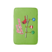 Tapis De Bain Red Cardinal on Christmas (Devant (Vertical))