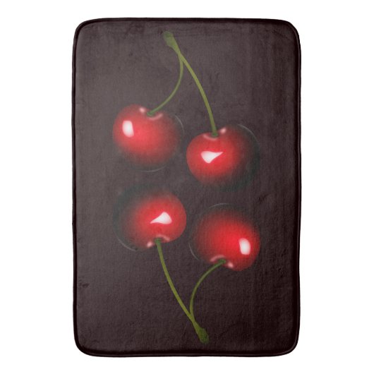 Tapis De Bain Red Cherry Bath (devant Vertical)