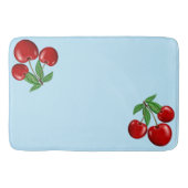 Tapis De Bain Red Cherry Cherries Design Customizable (Devant)