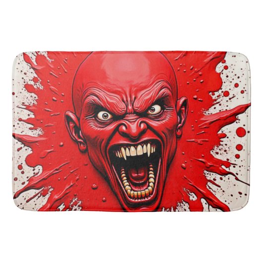 Tapis De Bain Red Demon Fury Art (Devant)