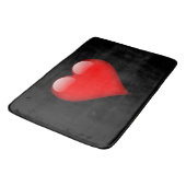 Tapis De Bain Red Heart Mariage d'amour tendance (Angle)