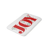 Tapis De Bain Red Joy avec baies Noël (Angle)