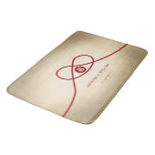 Tapis De Bain Red Knot Union Double Bonheur Mariage chinois (Angle)